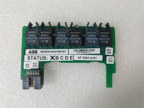 ABB UFD203A101 3BHE019361R0101 | System 800xA 高密度DI/DO I/O模块 - 图片 3