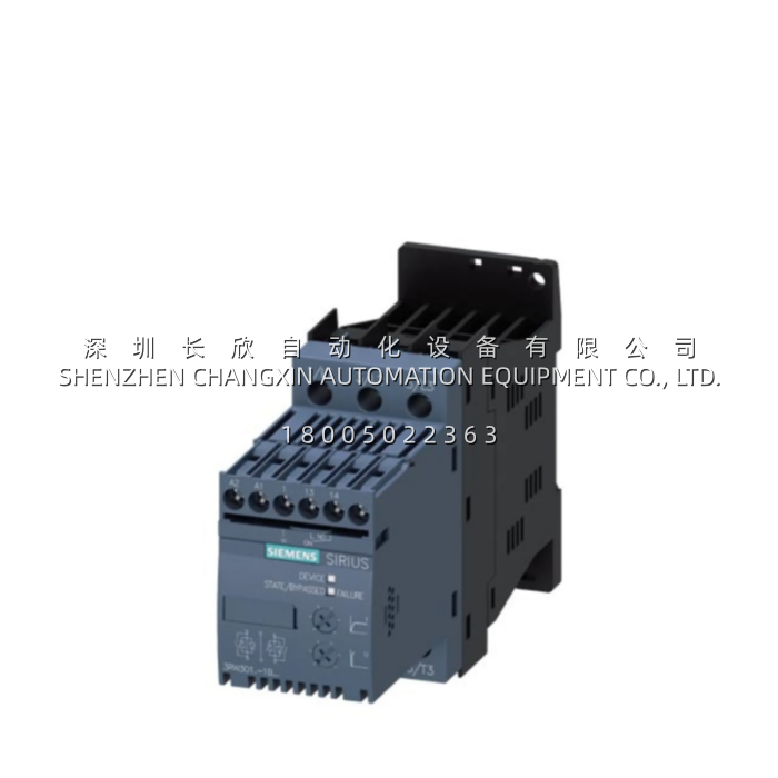 西门子 3RW30 3RW3014-1BB14 | 替代 3RW3012 升级容量 同 S00 尺寸